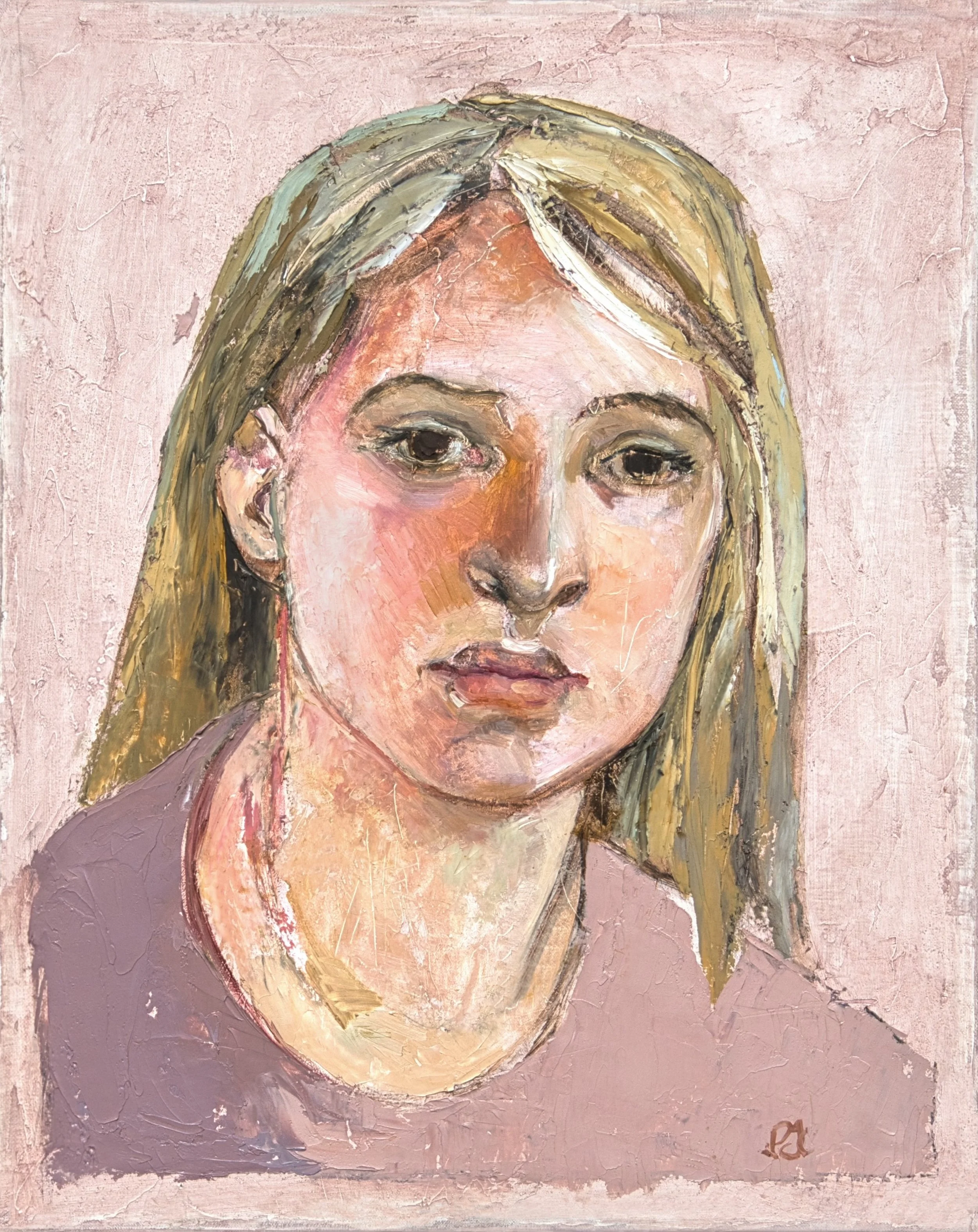  Atalanti , 2003. Oil on linen canvas, 22.5 x 18 in.   In Private Collection 