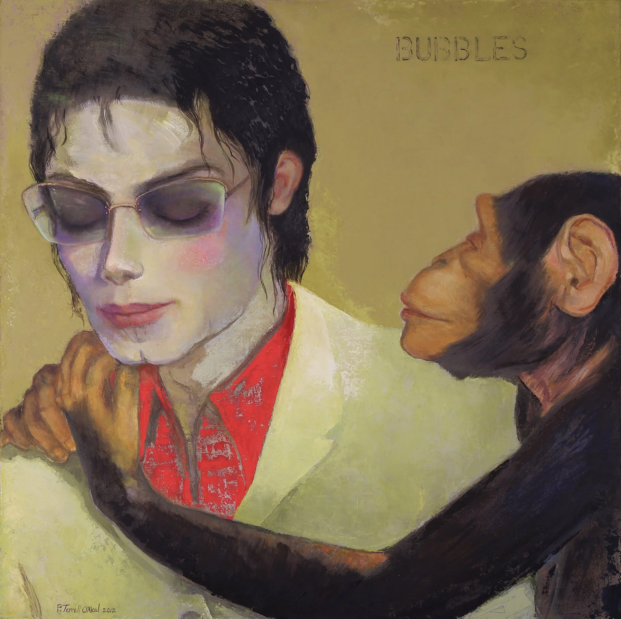  Bubbles , 2012. Oil on canvas, 34 x 36 in.,  In Private Collection 