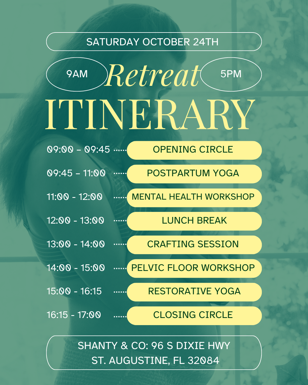 Postpartum Retreat - A day of restoration, connection, and becoming.