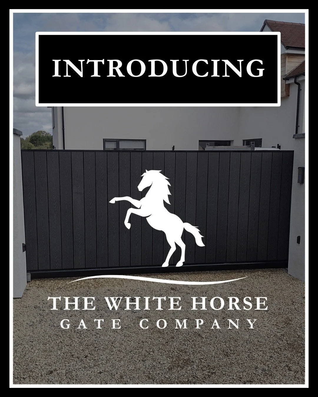 Introducing The White Horse Gate Company 🐴🥳

We're a Wiltshire-based gate and security specialist, designing and installing bespoke electric gates, access control systems, fencing, brick and stonework, and more, across Wiltshire, Berkshire, Oxfords