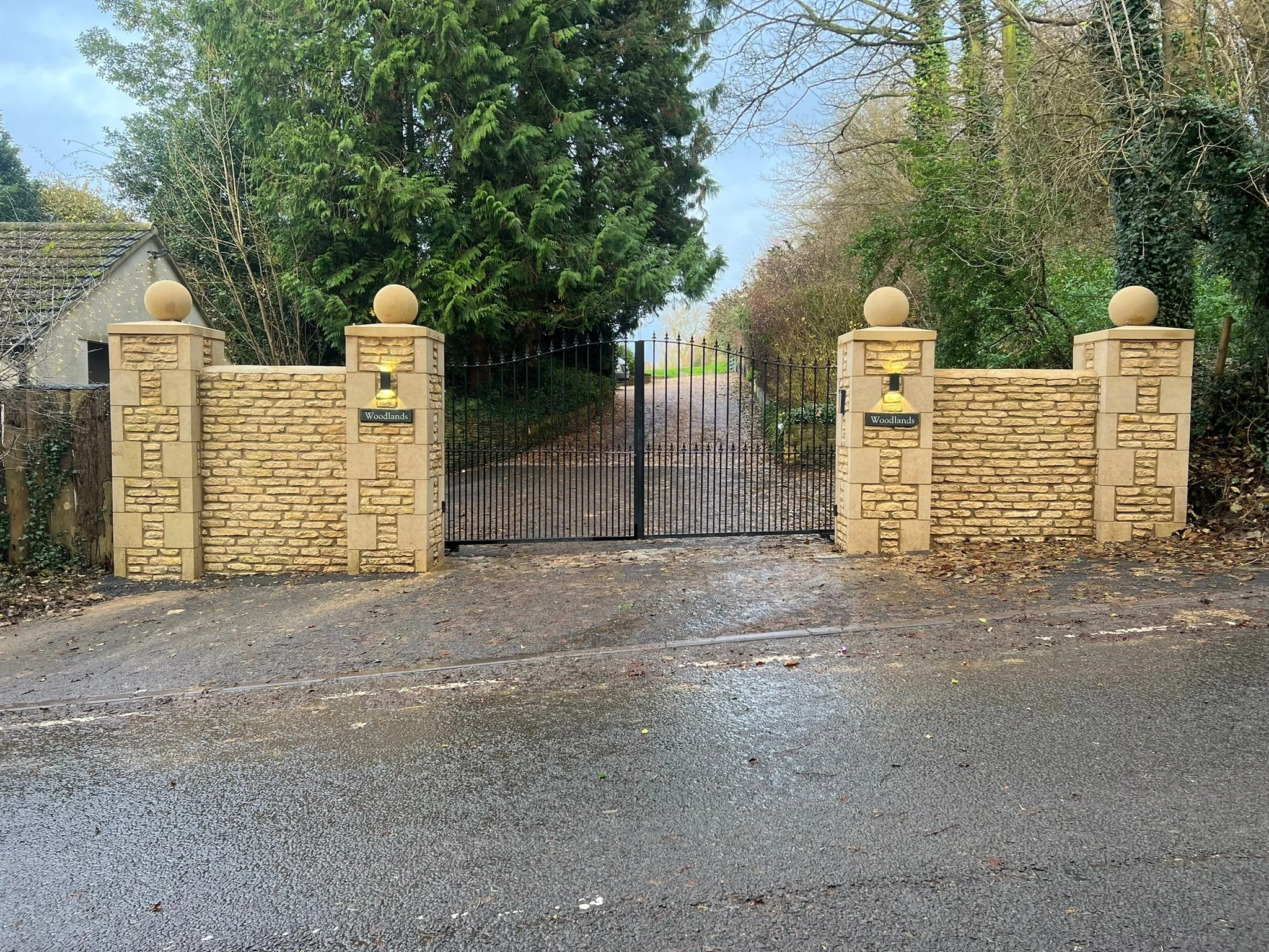 How Much Does a New Driveway Entrance Cost? Gates, Pillars, Fencing and More
