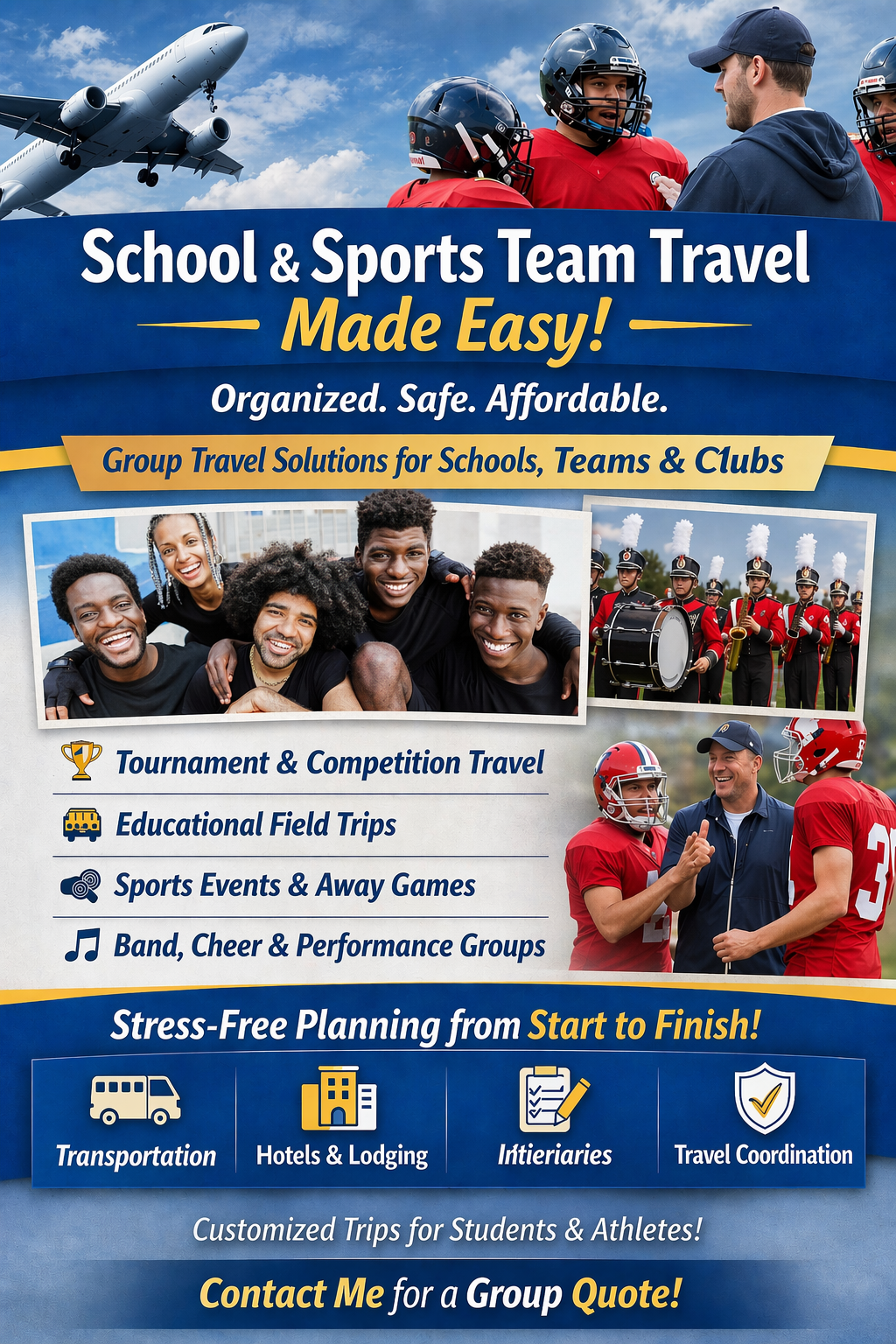 School & Sports Travel Specialist