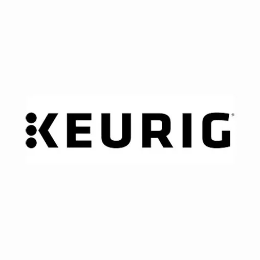 Keurig logo in black on a white background.