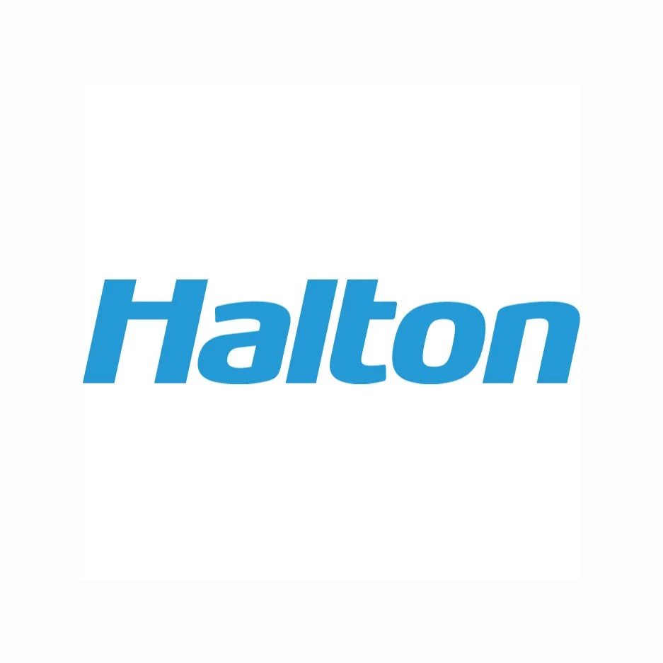 Halton logo in blue text on a white background