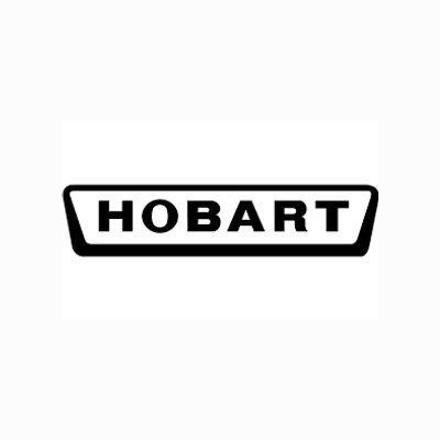 Hobart logo in black text within a rounded rectangular border.