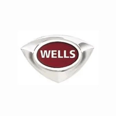 Wells brand logo on a white wrapping