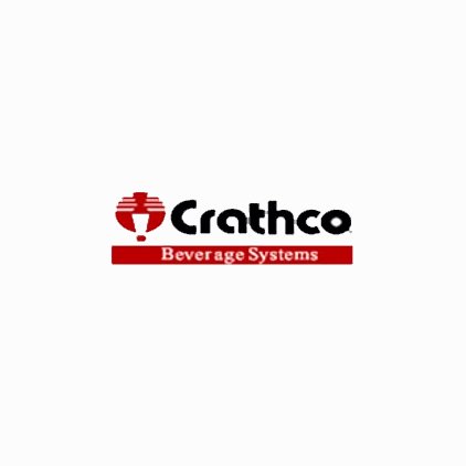 Crathco Beverage Systems logo with a red globe and black text on a white background.