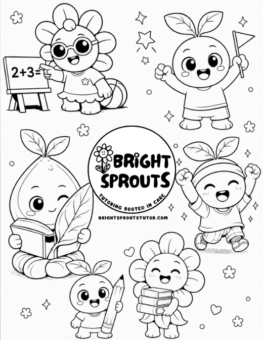 Bright Sprouts Coloring Page