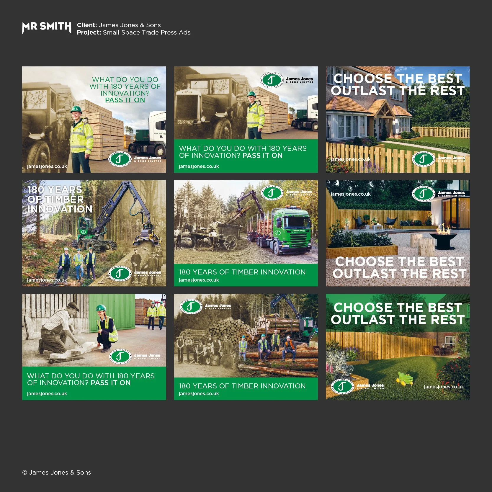 James Jones & Sons - History of Innovation