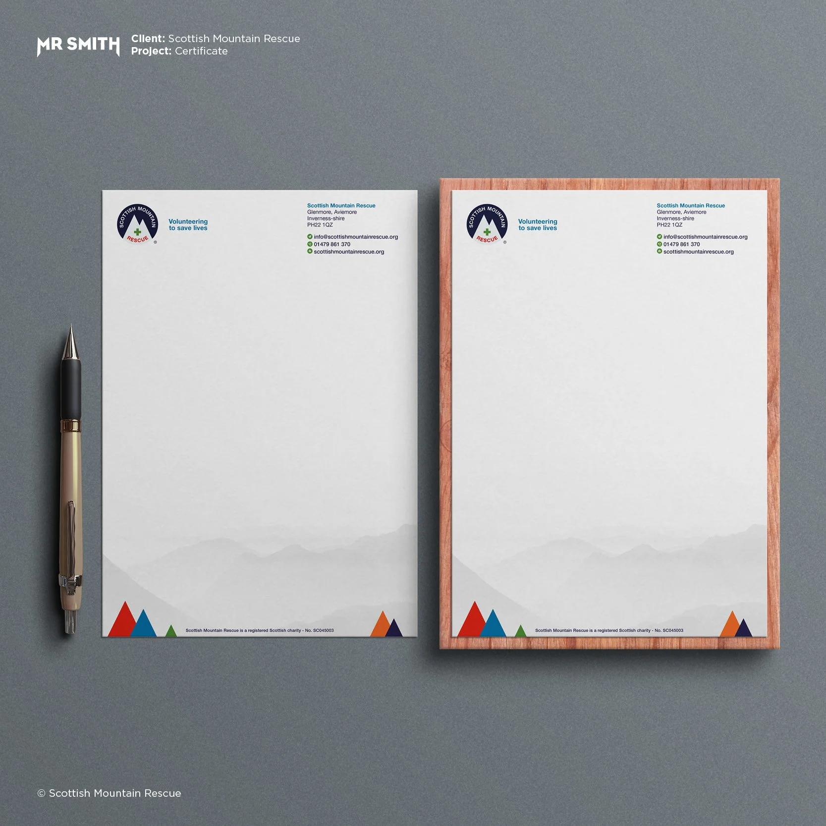 Scottish Mountain Rescue - Reports Design