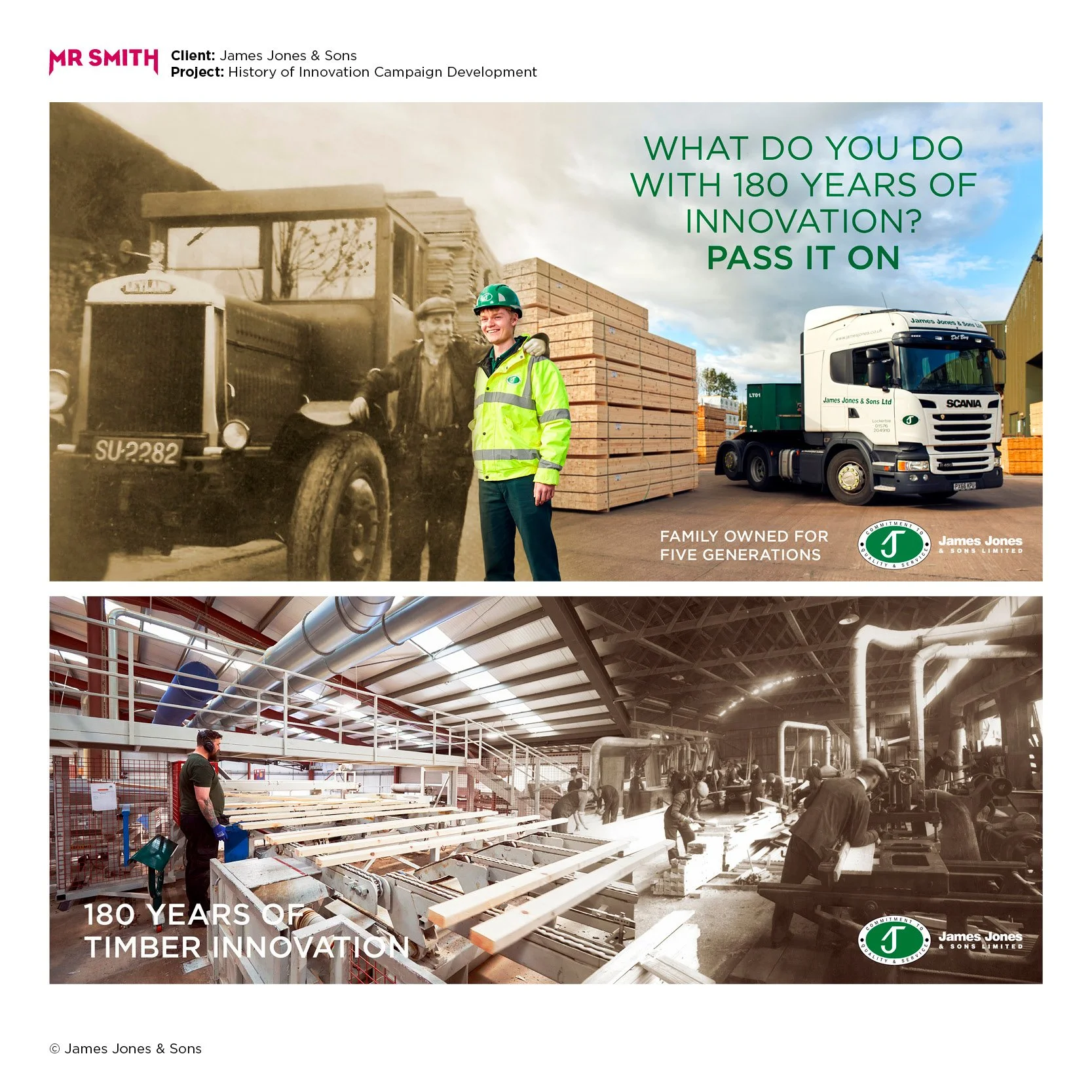 James Jones & Sons - History of Innovation