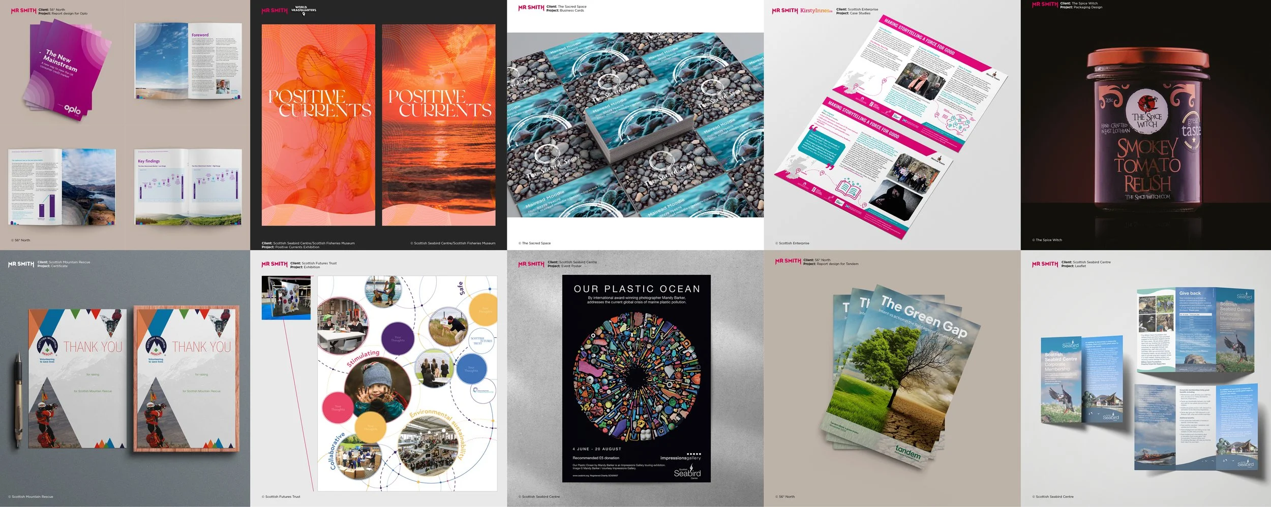 Mr Smith Creative Work Examples