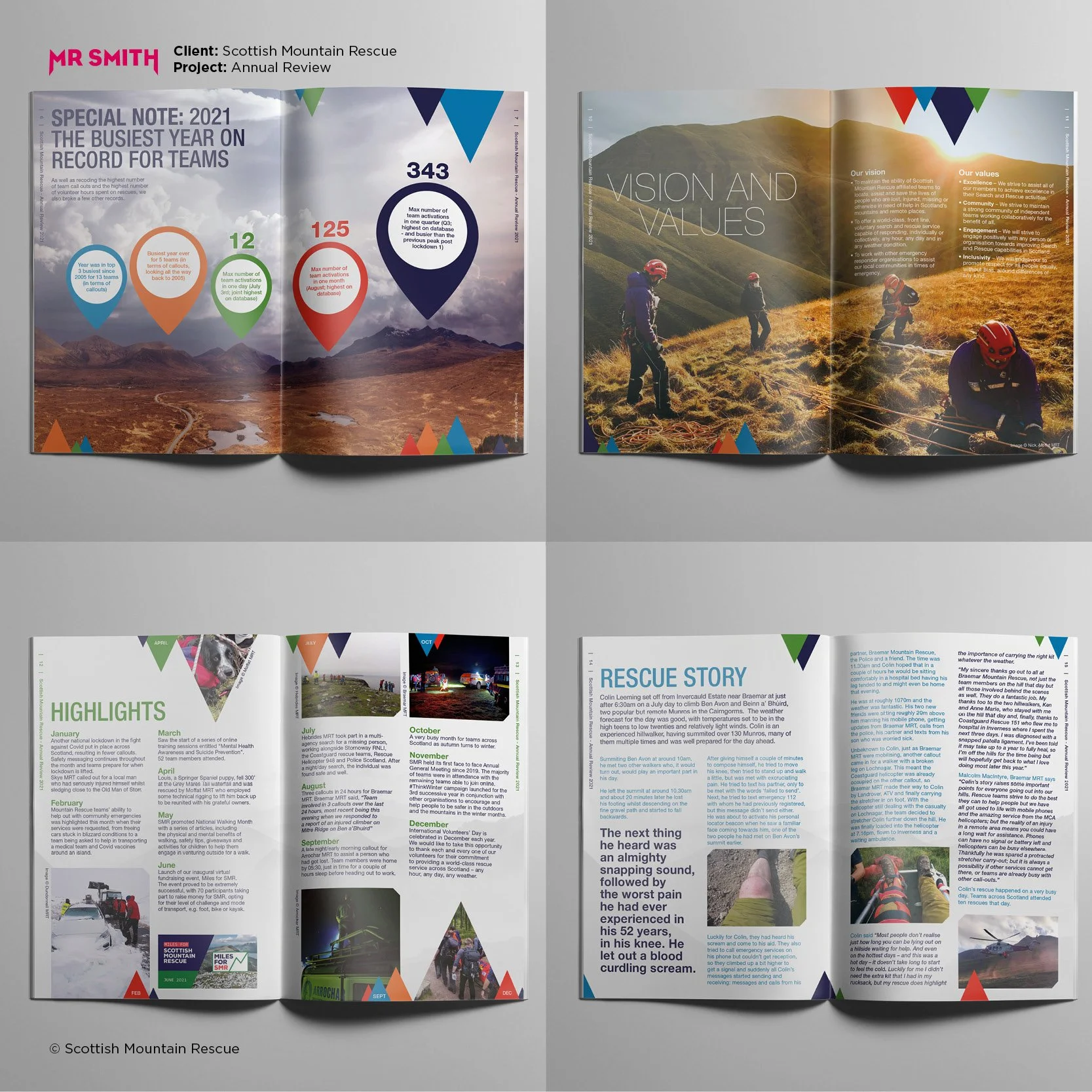 Scottish Mountain Rescue - Reports Design