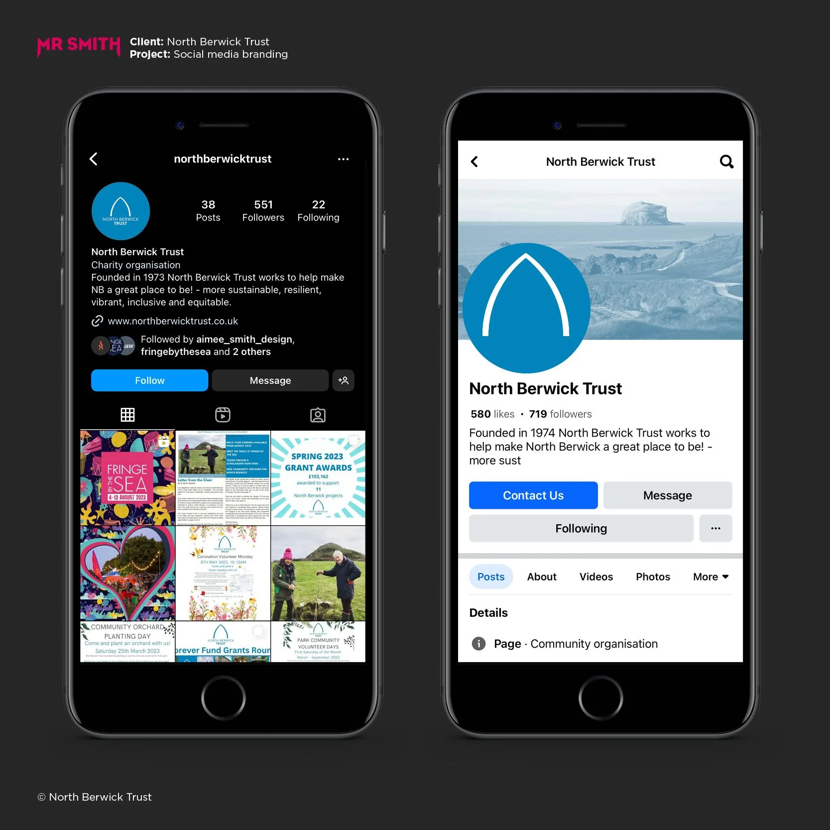North Berwick Trust - Social Media
