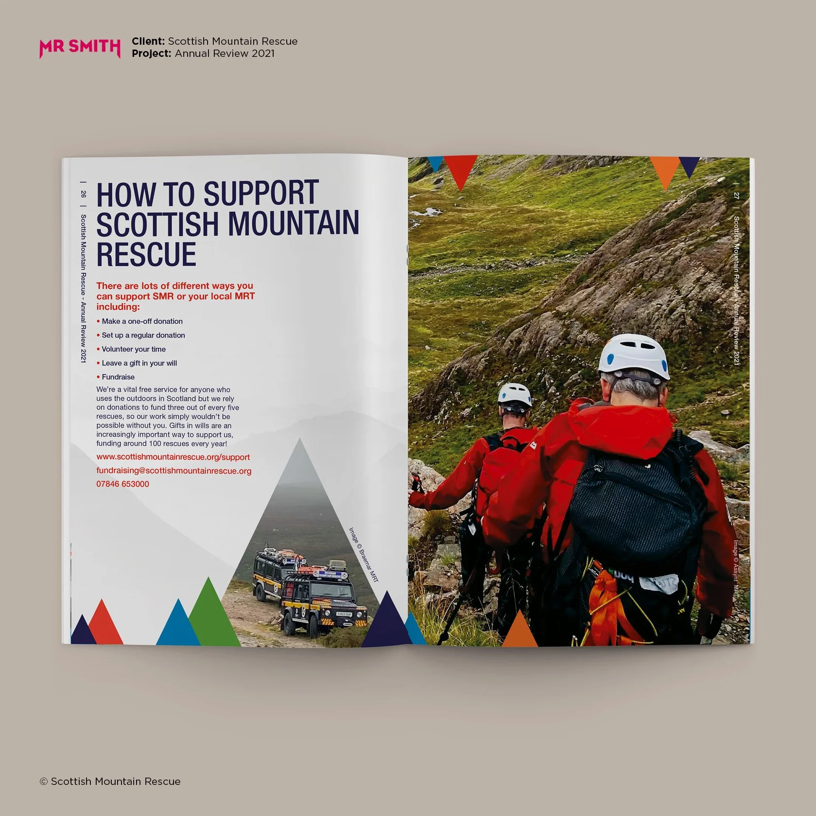 Scottish Mountain Rescue - Reports Design