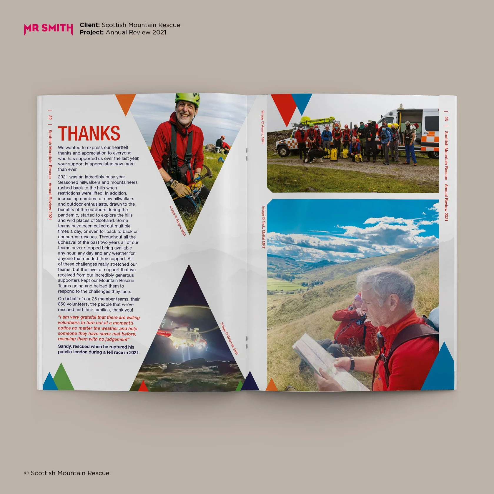 Scottish Mountain Rescue - Reports Design