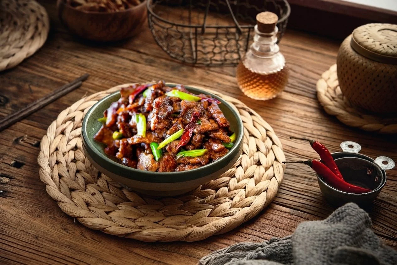 Ginger and Scallions Lamb