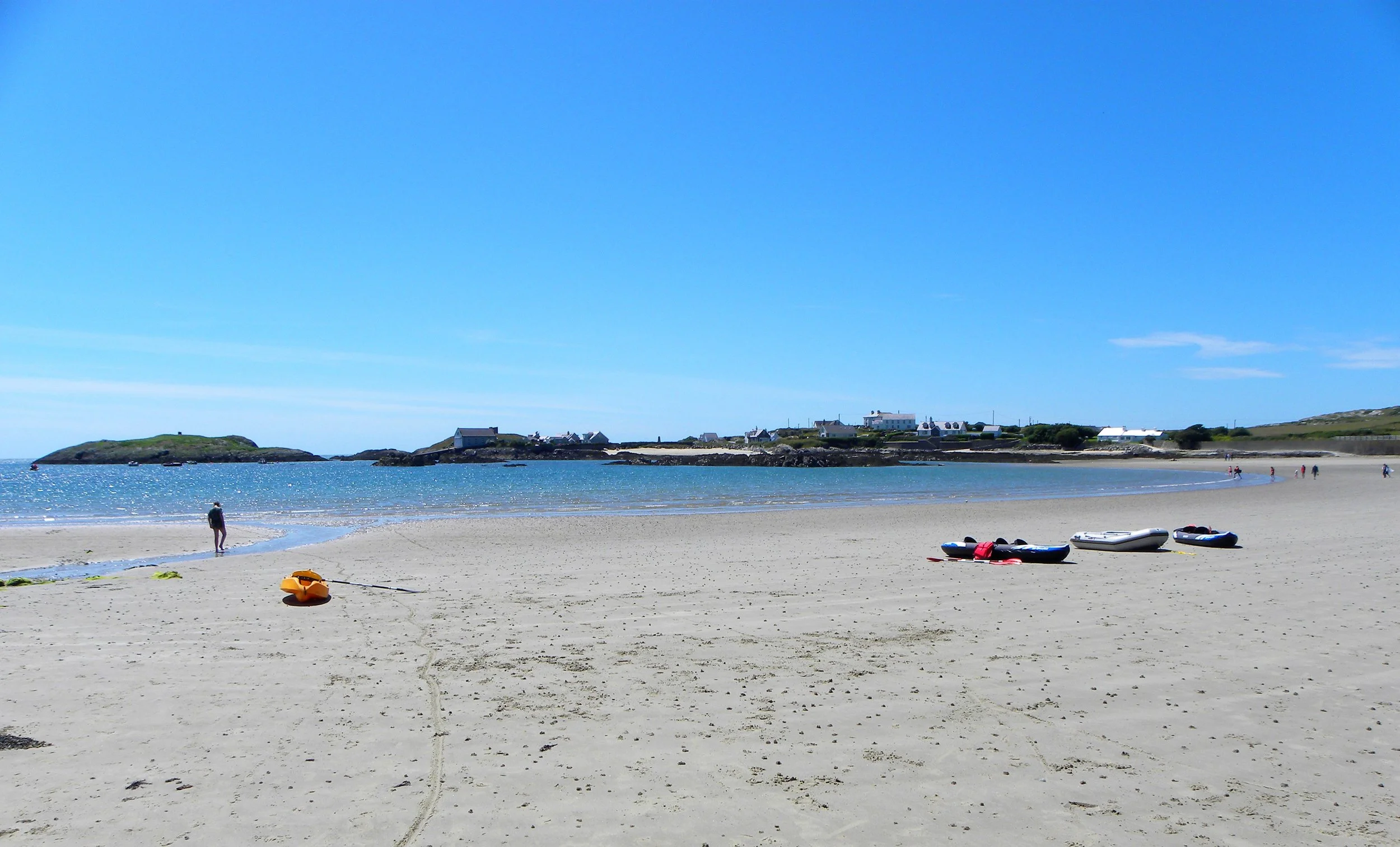 Sandy cove at Rhoscolyn on Holy Island, Anglesey