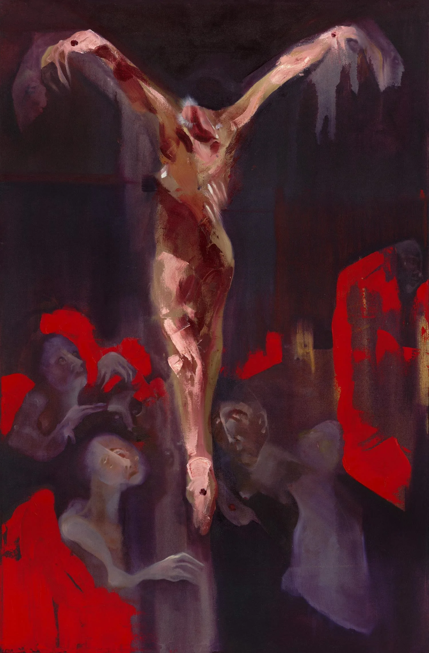 Tomasik, Lena, The Crucifixtion, Oil on Canvas, 2024 .jpg
