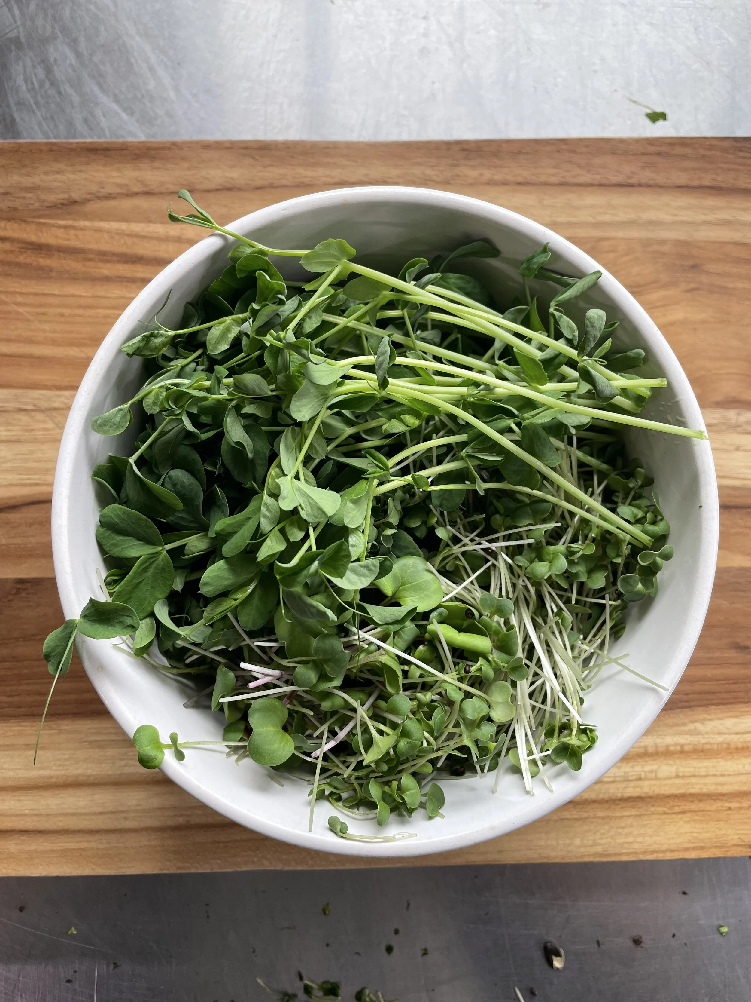 Microgreens  Salad (at home)