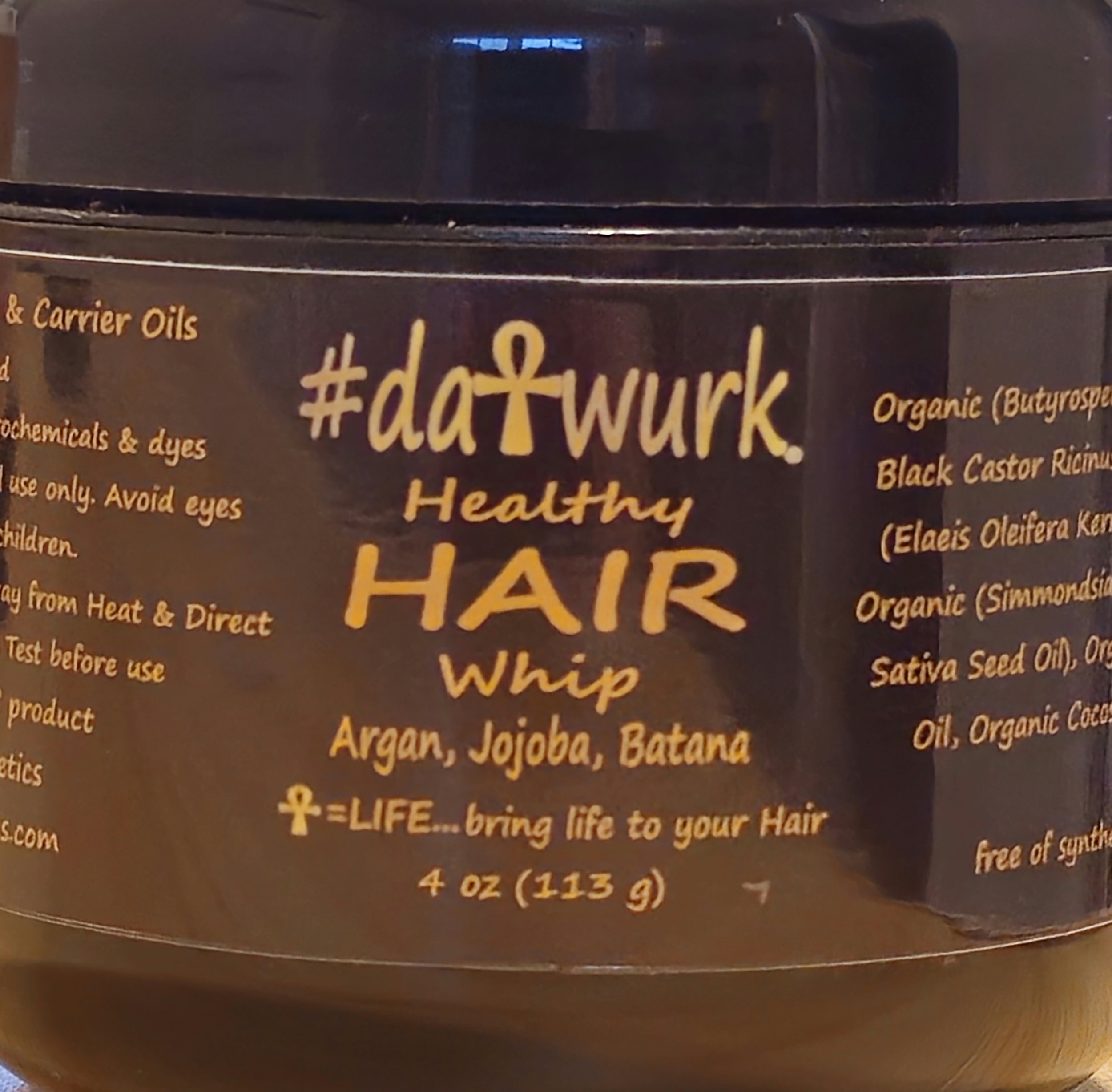 #datwurk Healthy Hair Whip 4 oz