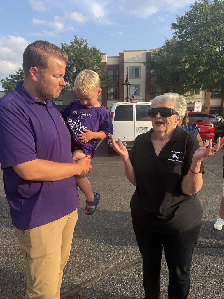 Drew and Mayor Williams