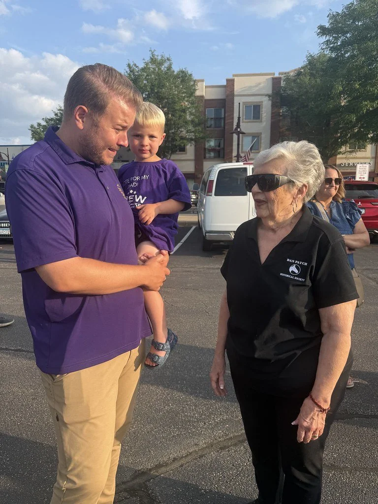 Drew and Mayor Williams