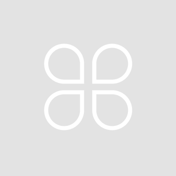 A white floral or four-leaf clover style graphic on a dark gray background.