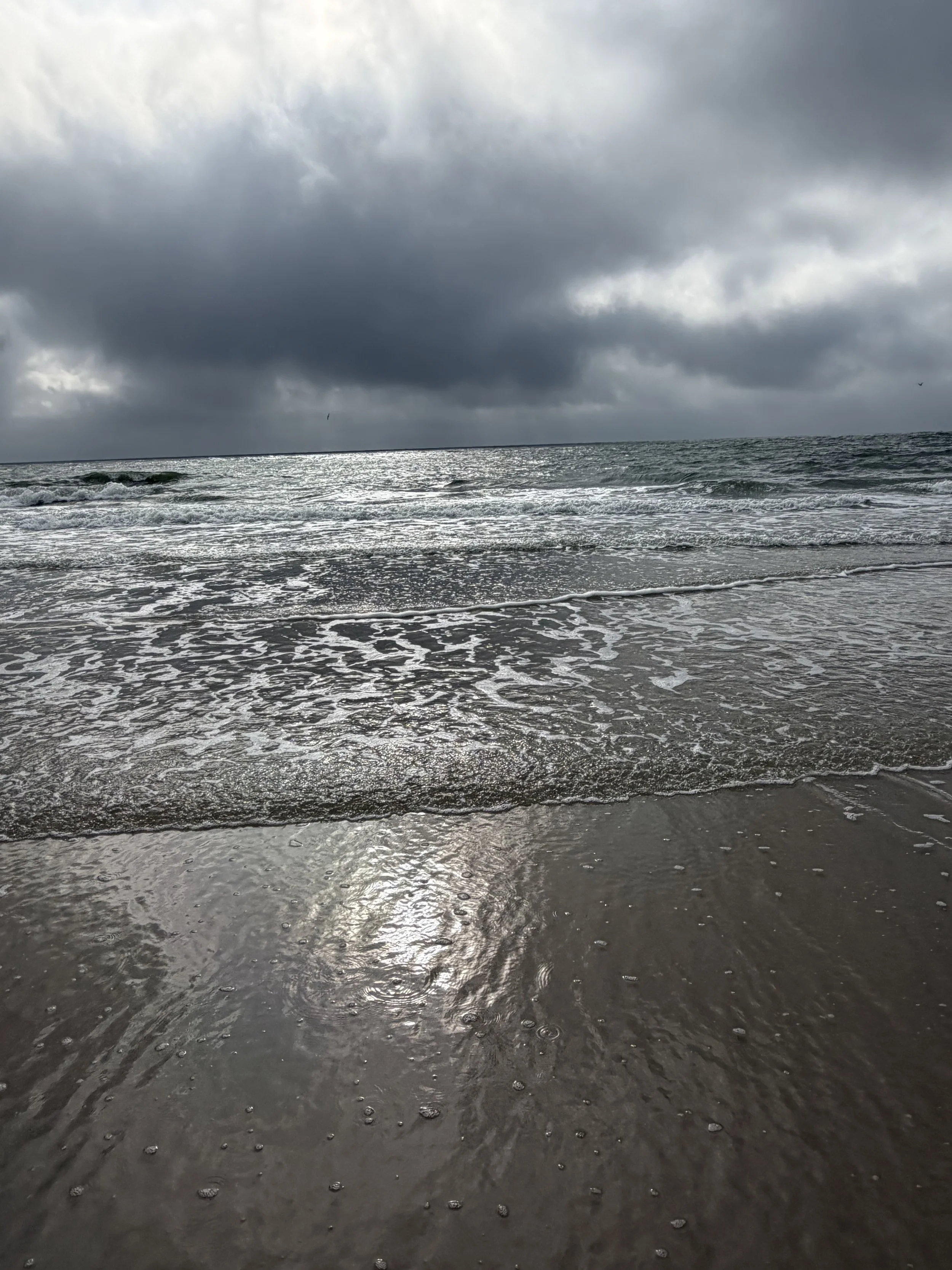 evening beach walk 
