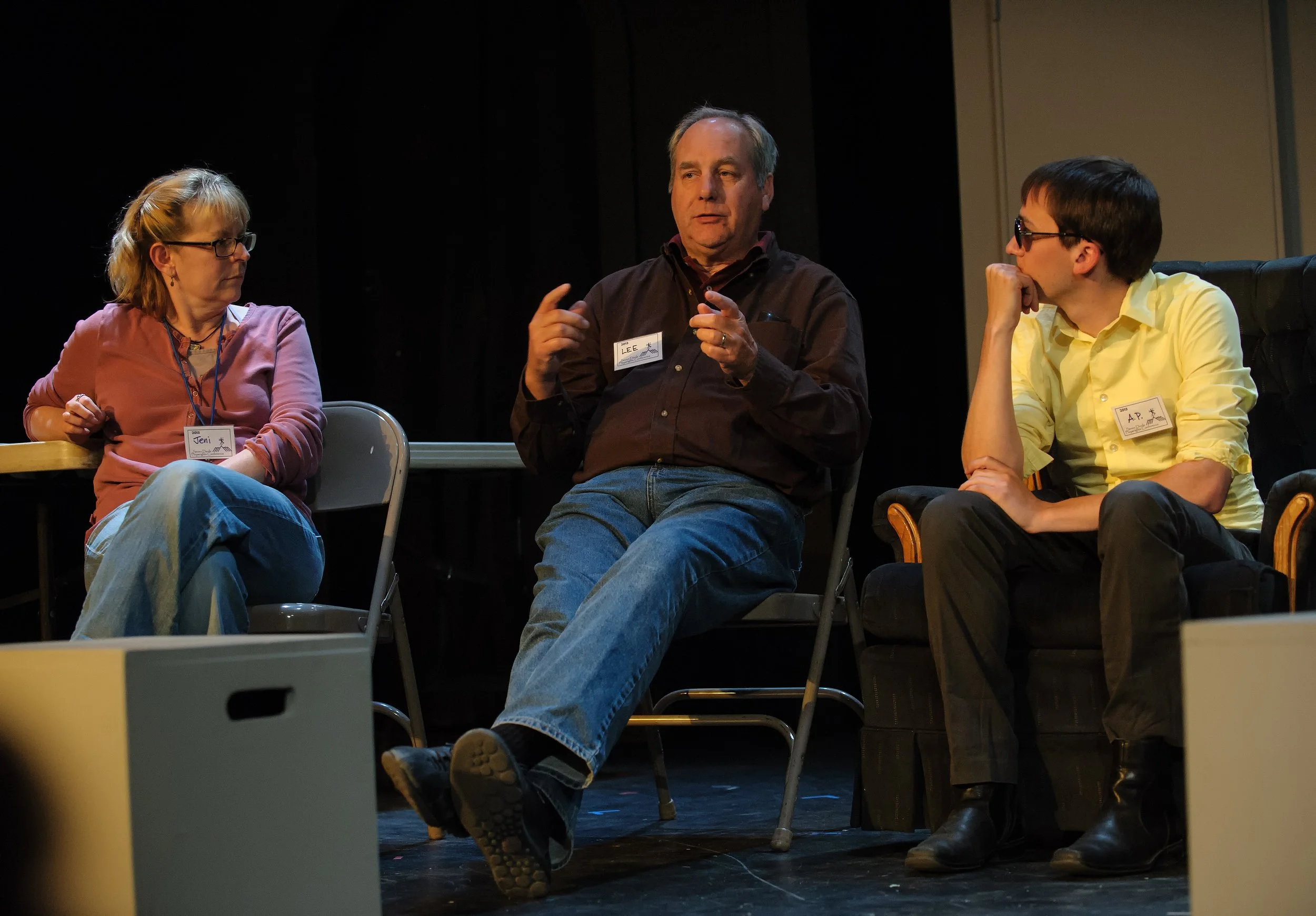 A talkback with Lee Blessing and A.P. Andrews at Seven Devils Playwrights Conference