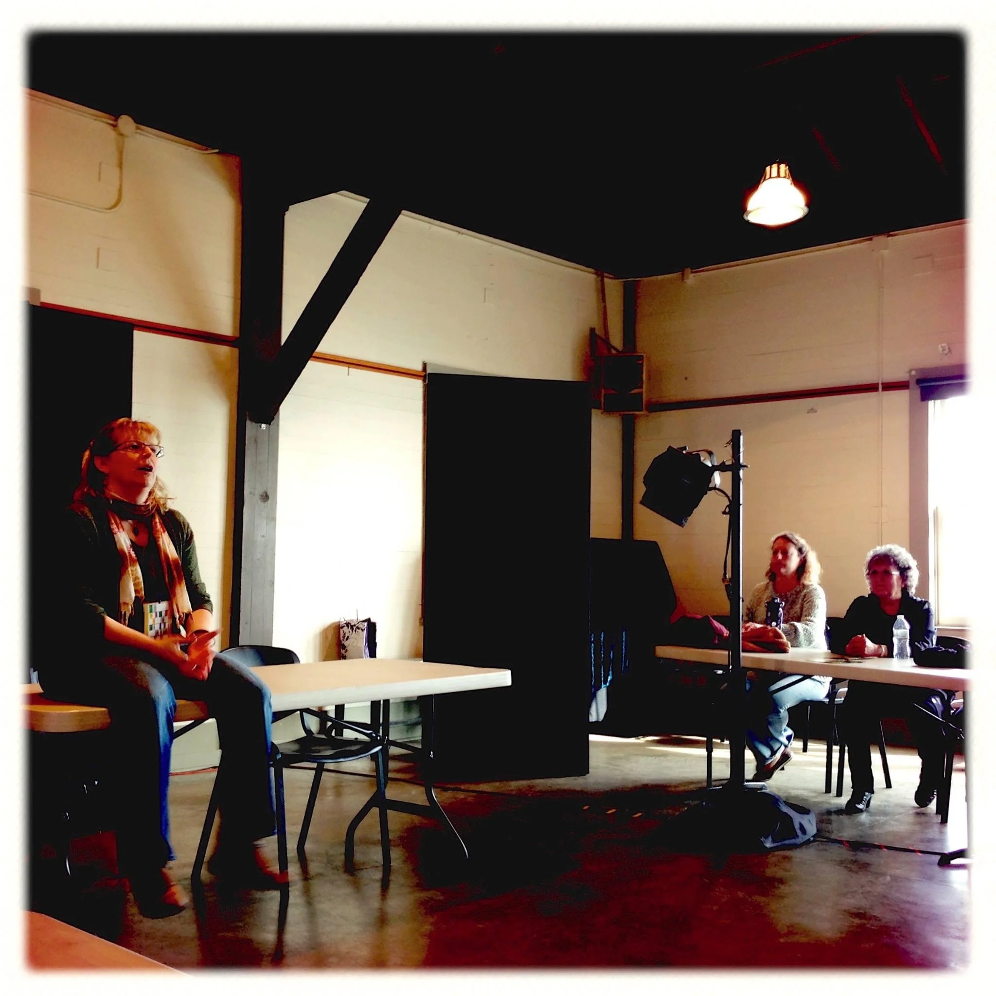Teaching at workshop at PT PlayFest