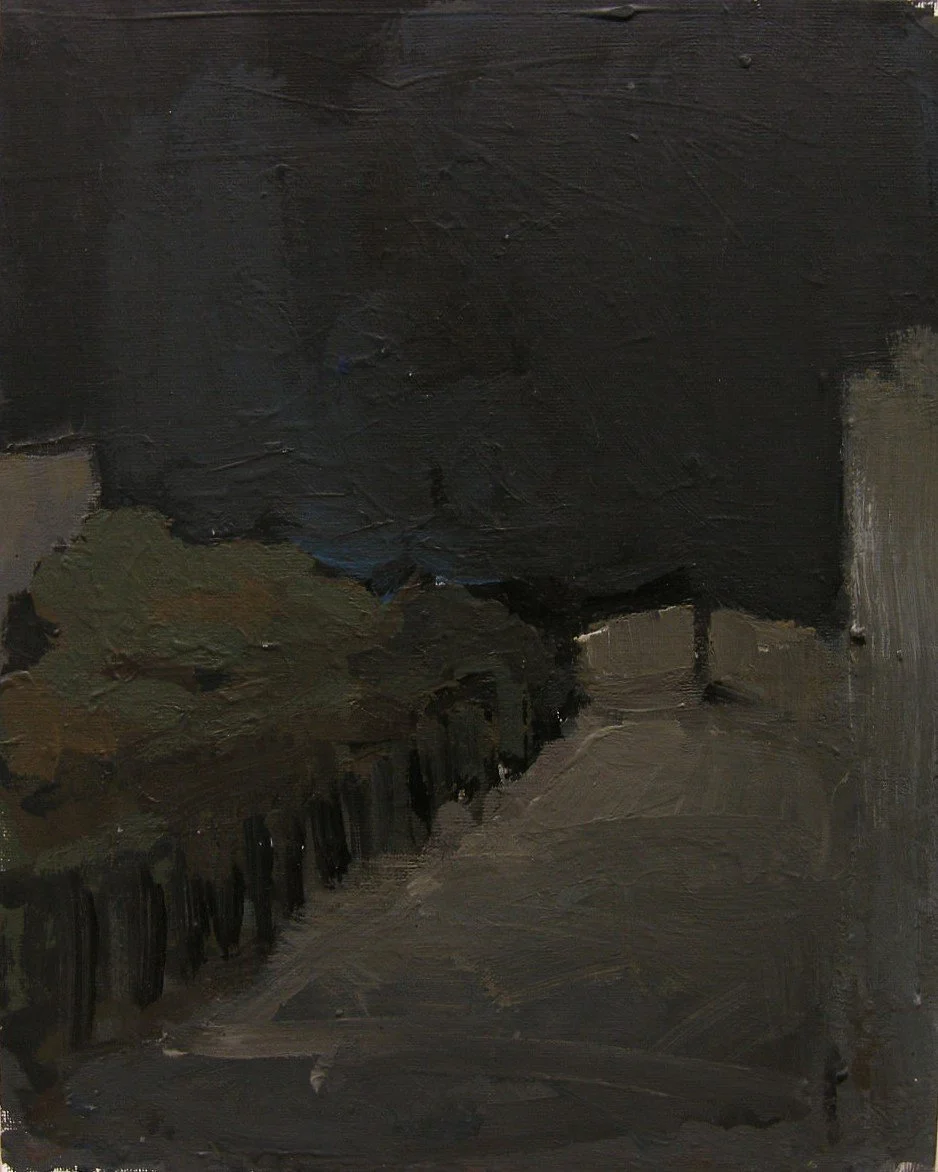 "Terminal" , 2023, plastic on canvas, 30 x 40 cm
