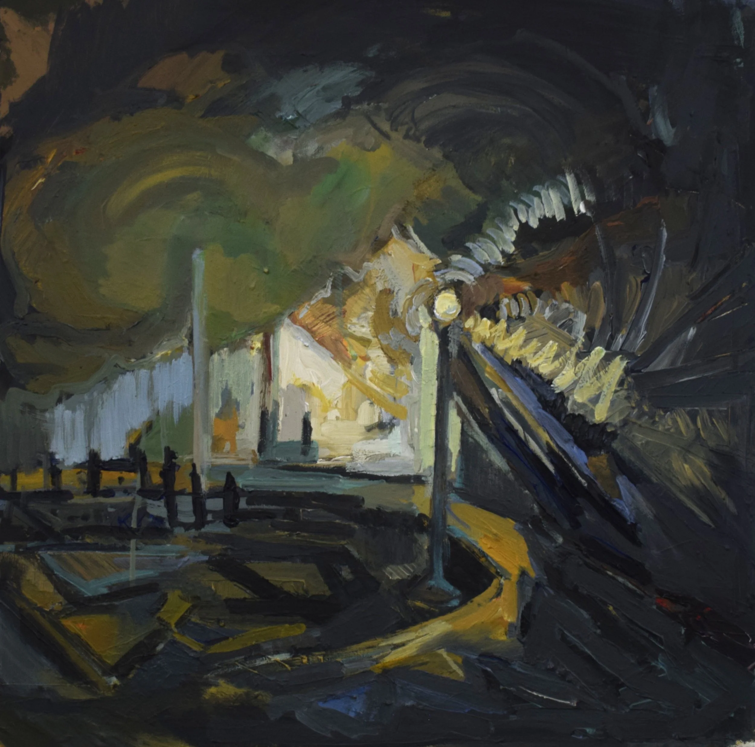 "Have to" , 2025, oils and acrylis on canvas, 60 x 60 cm