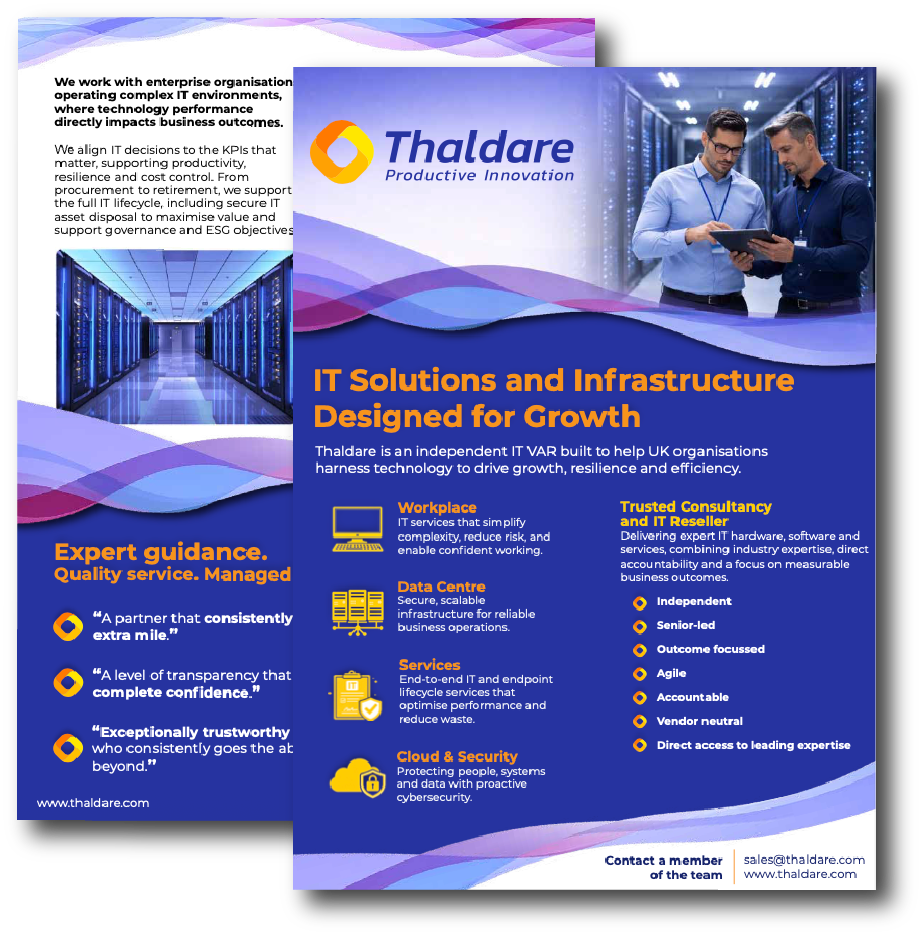 Brochure for Thaldare