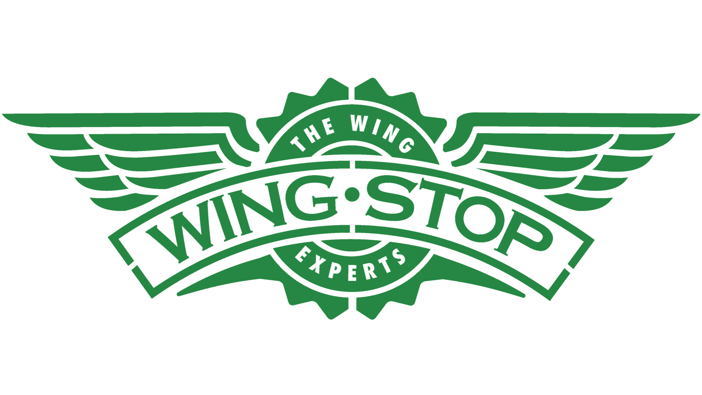 Green traditional Wingstop wings headquarters logo