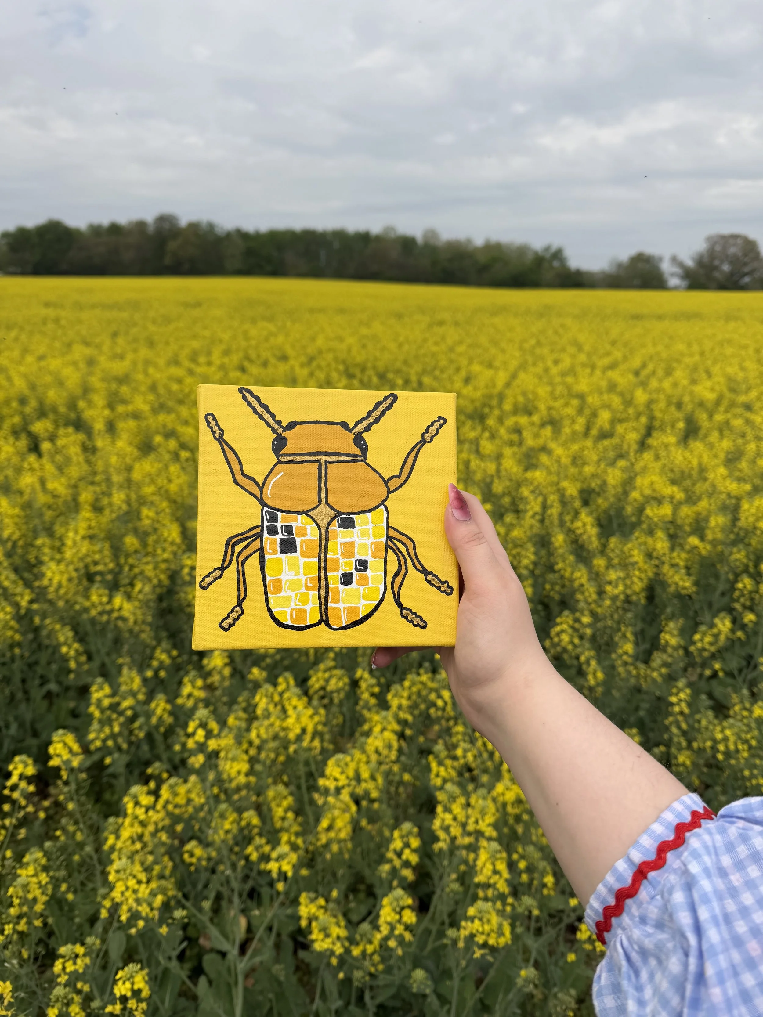 Yellow Disco Love Bug