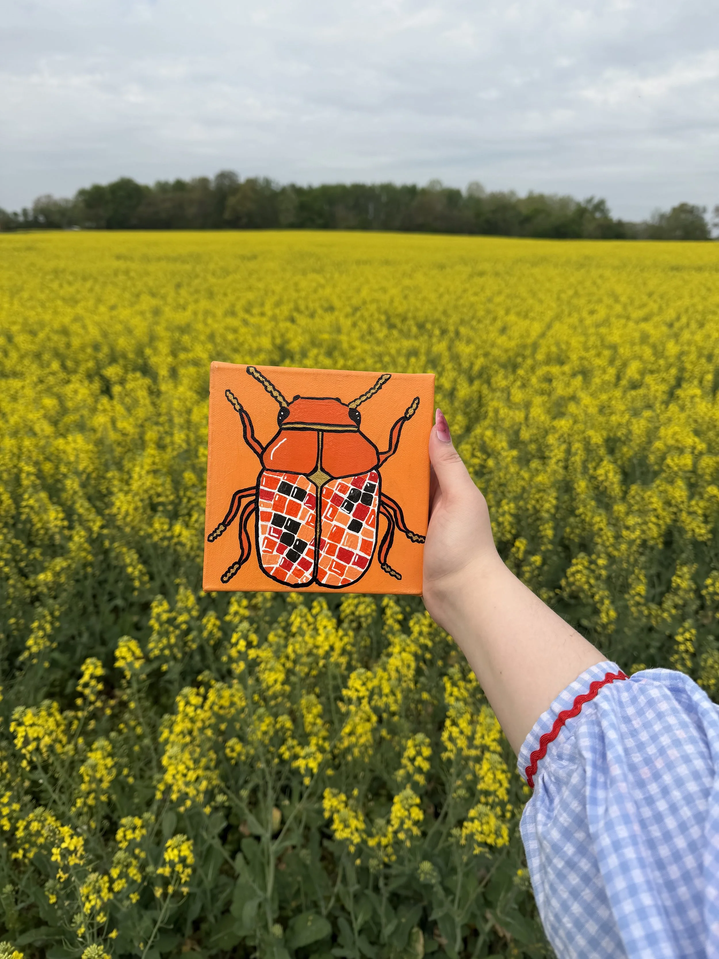 Orange Disco Love Bug