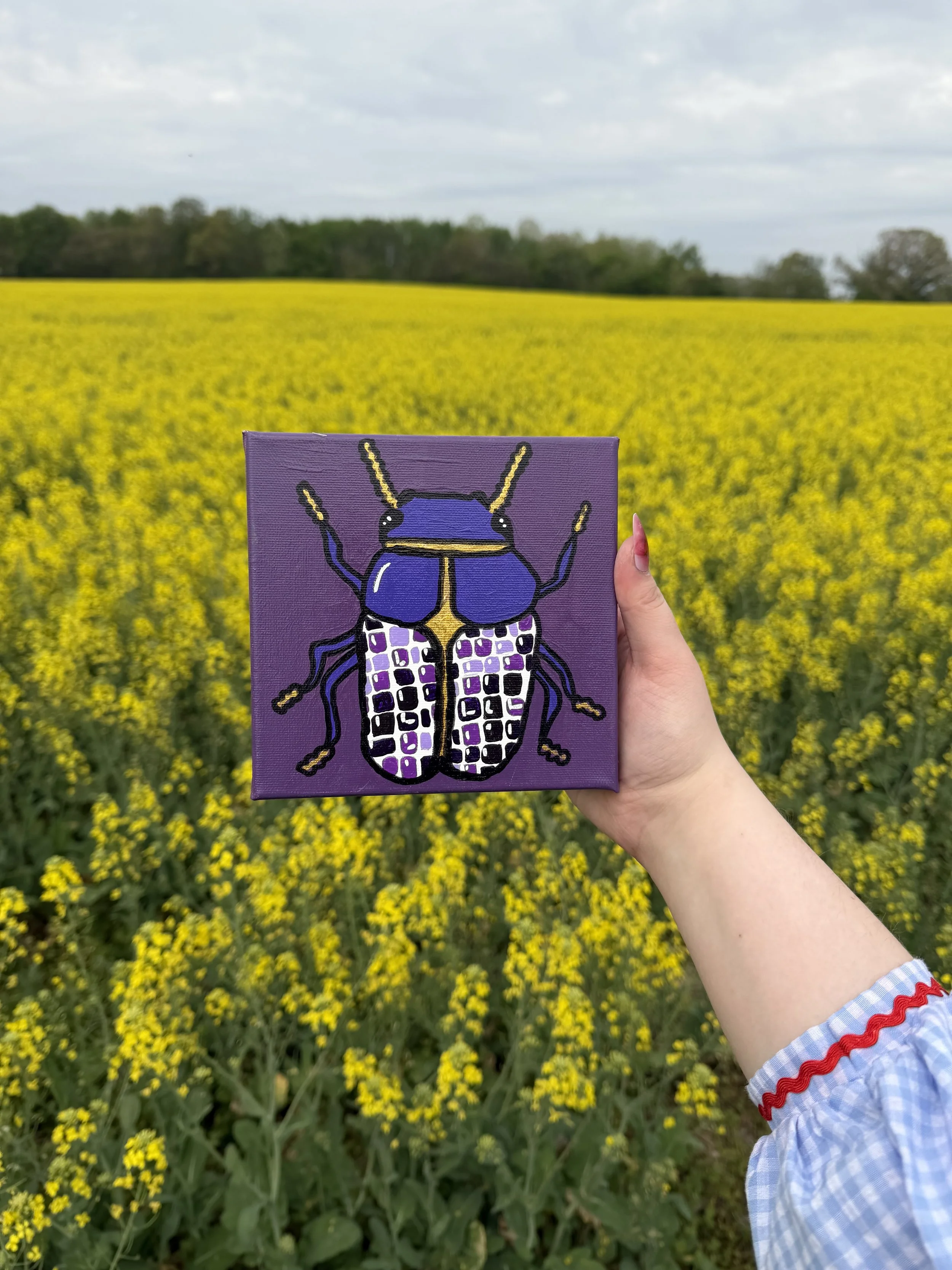 Purple Disco Love Bug