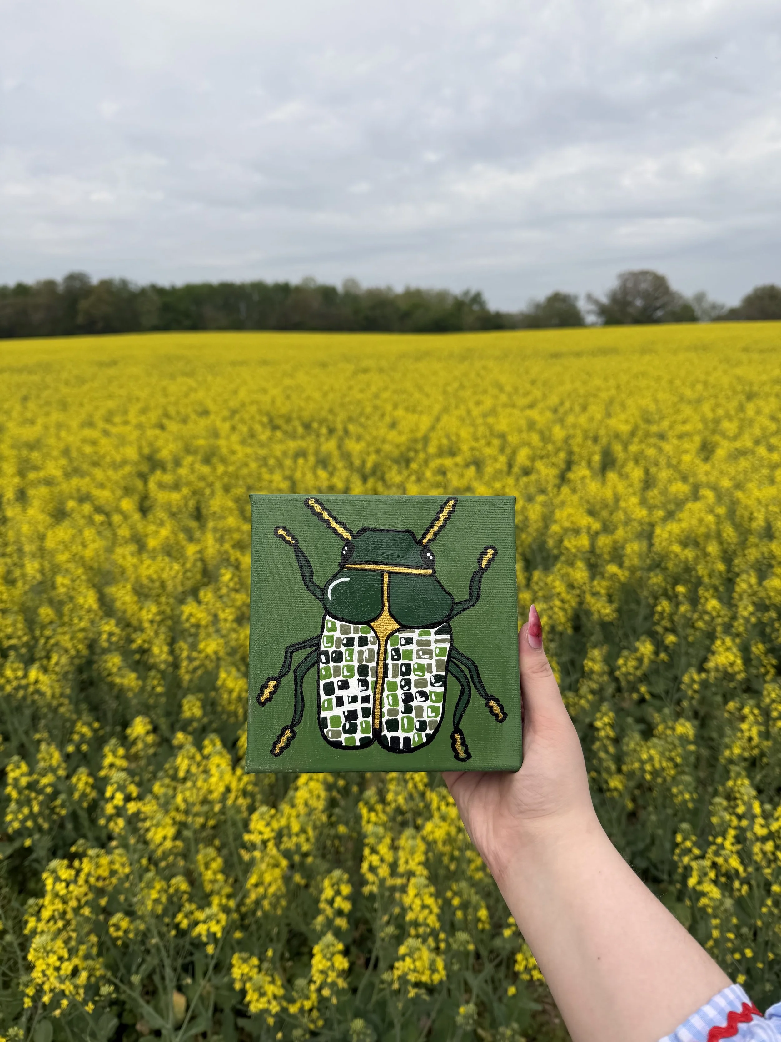 Green Disco Love Bug