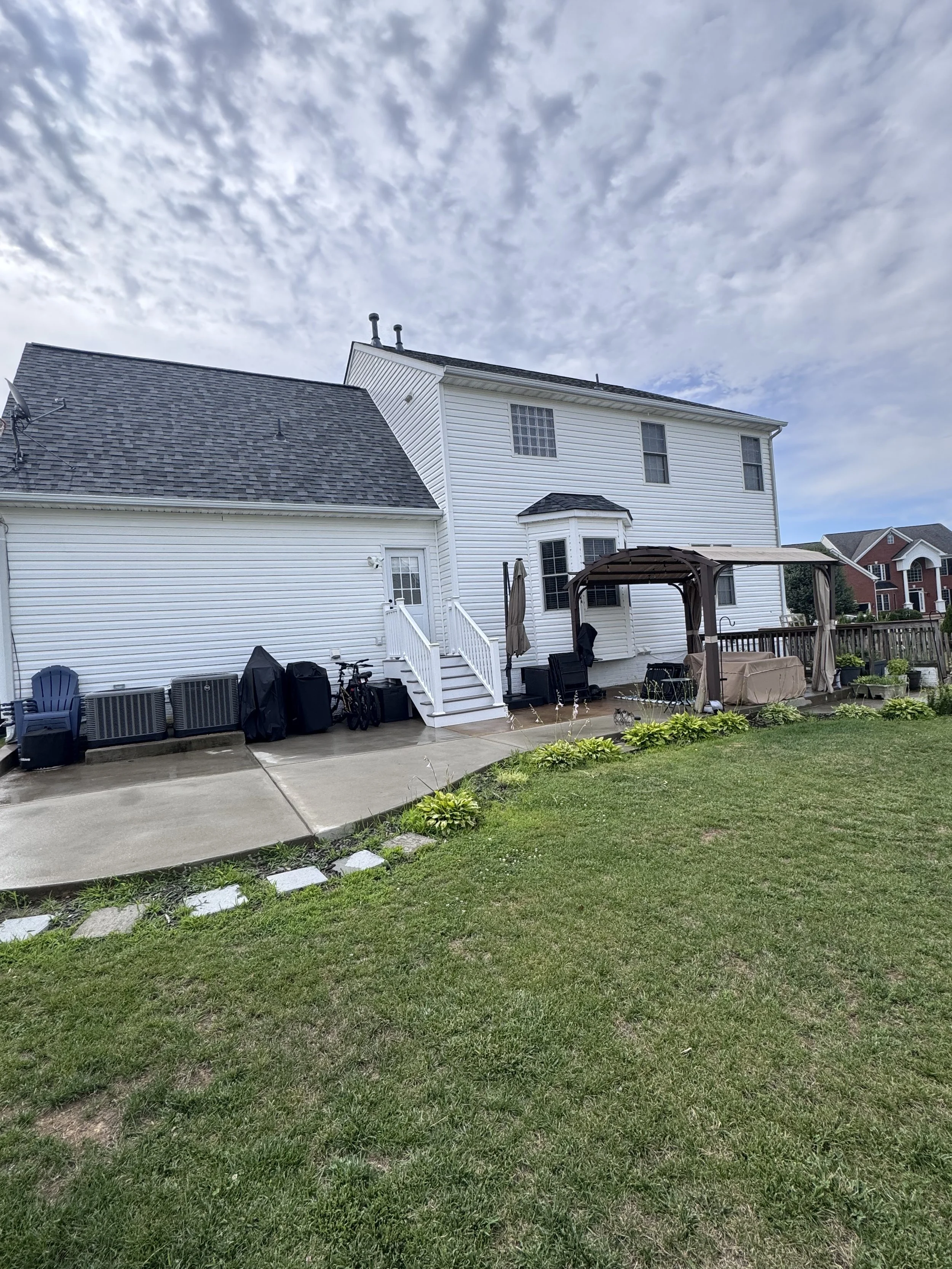 Pressure washing 