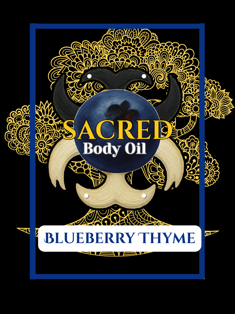 Sacred Body Oil- Blueberry Thyme