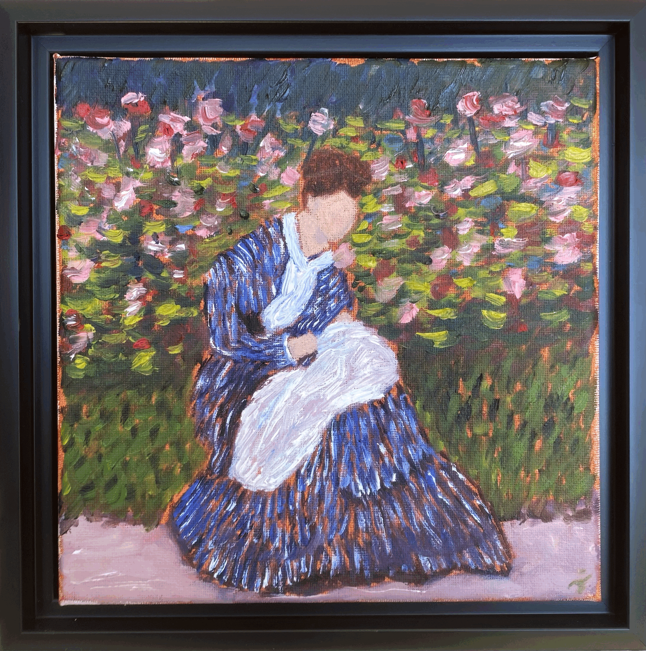 Woman In Garden