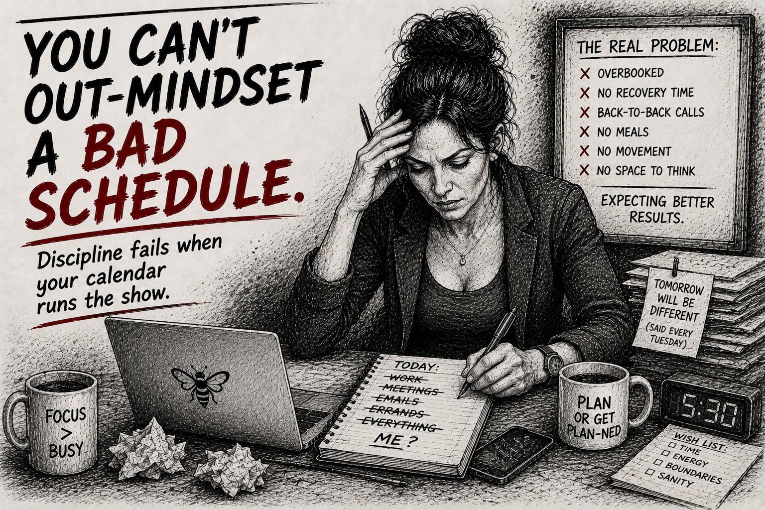 You Can't Out-Mindset a Bad Schedule