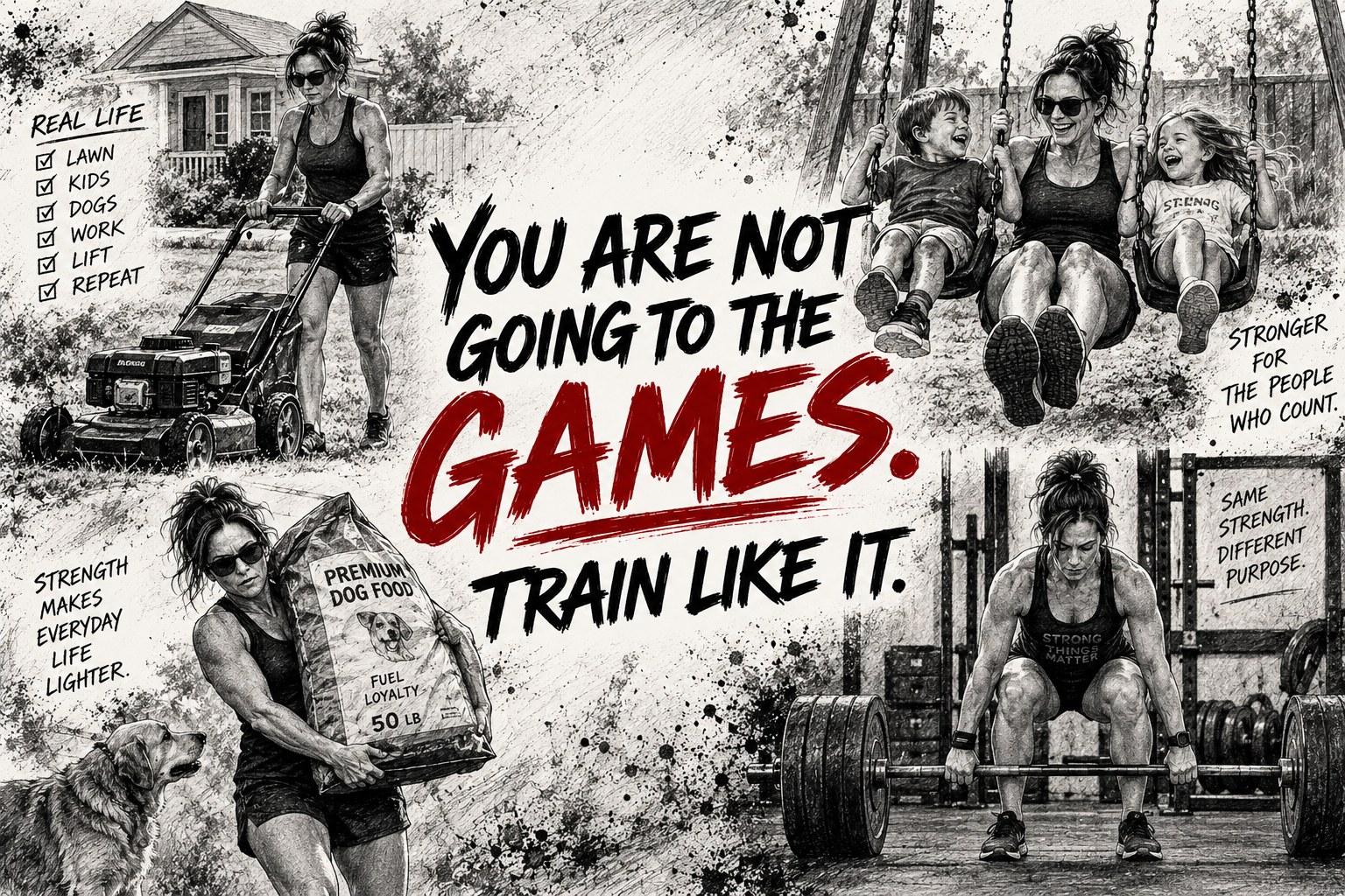 You Are Not Going to the Games. Train Like It.