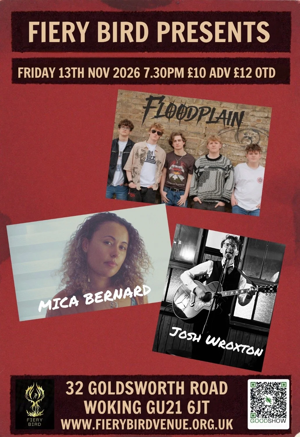 LIVE AT THE FIERY BIRD - WOKING