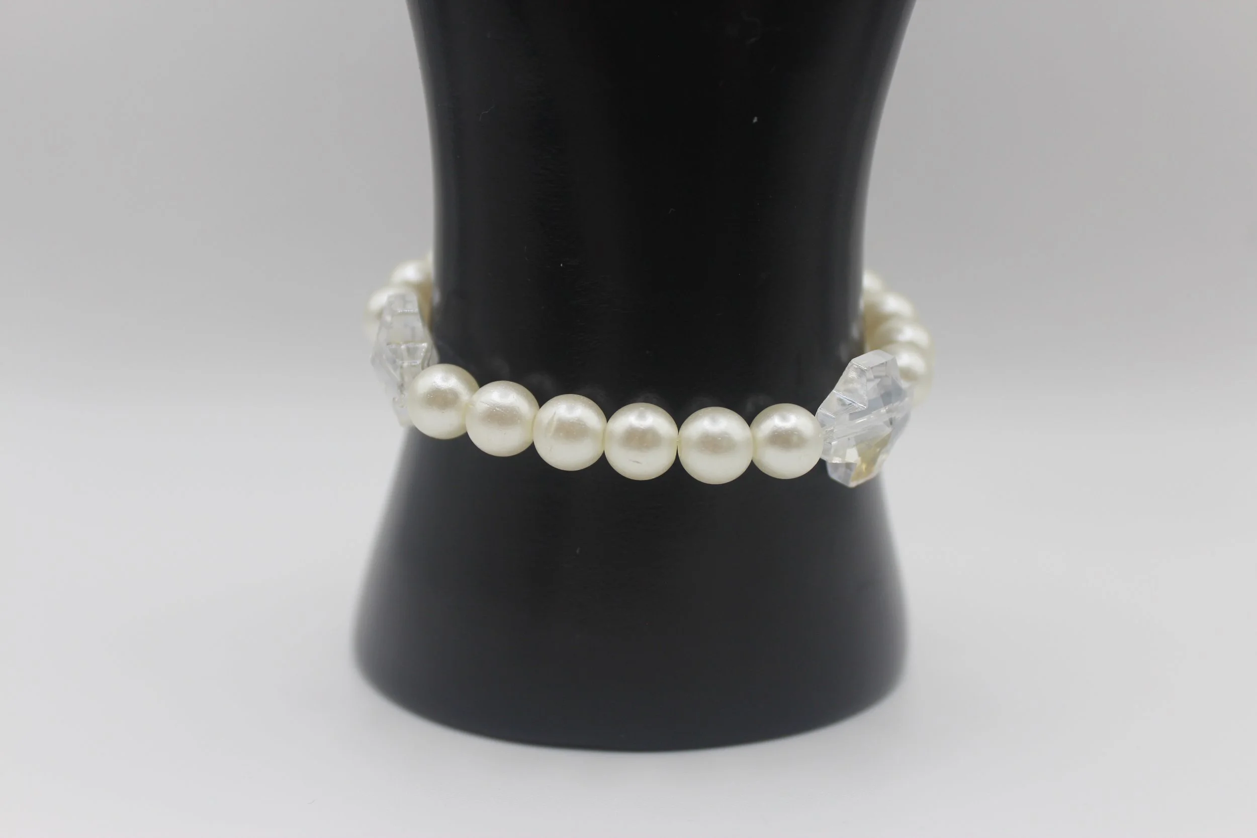 Pearl Cross Bracelet