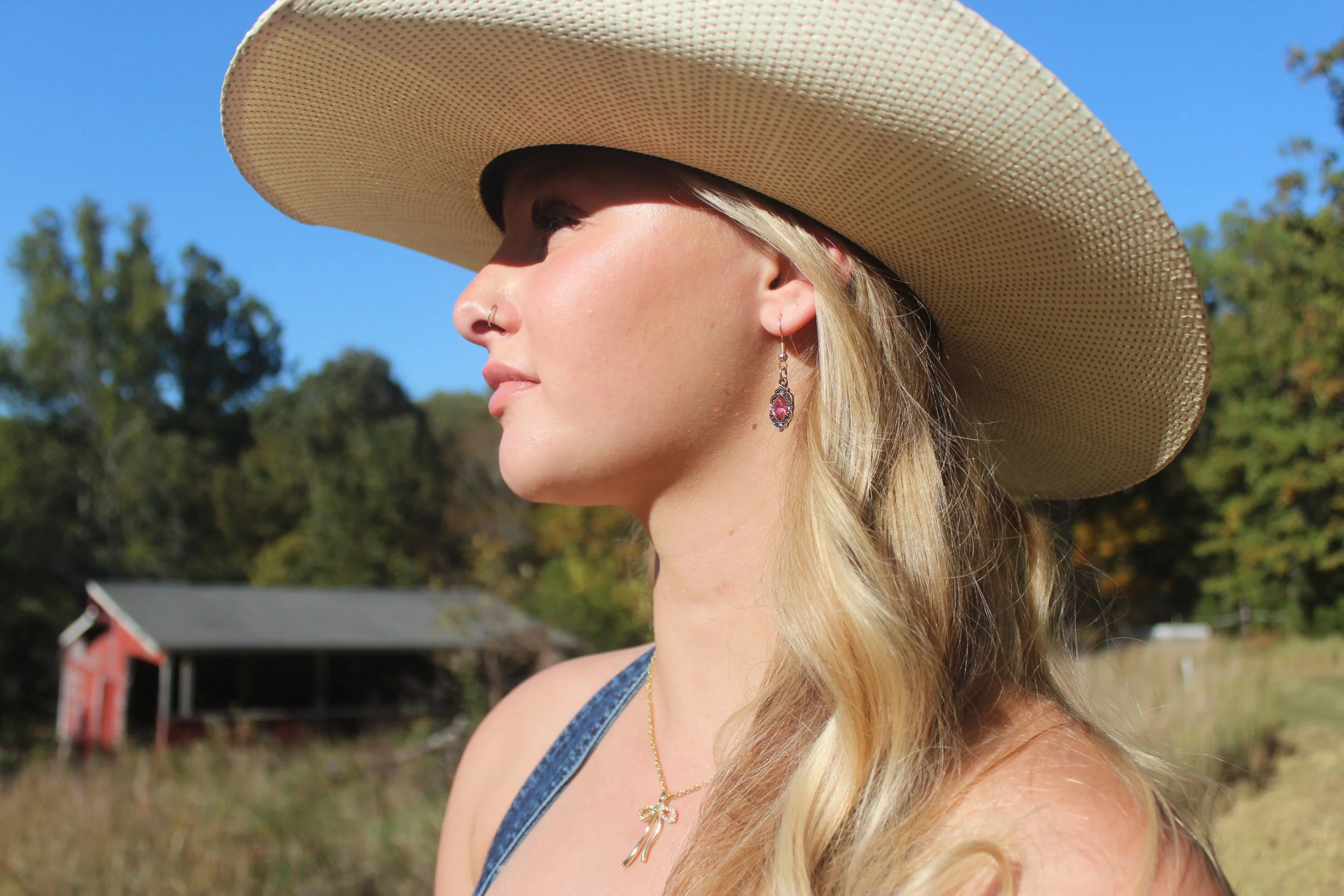 Crimson Charm Earrings