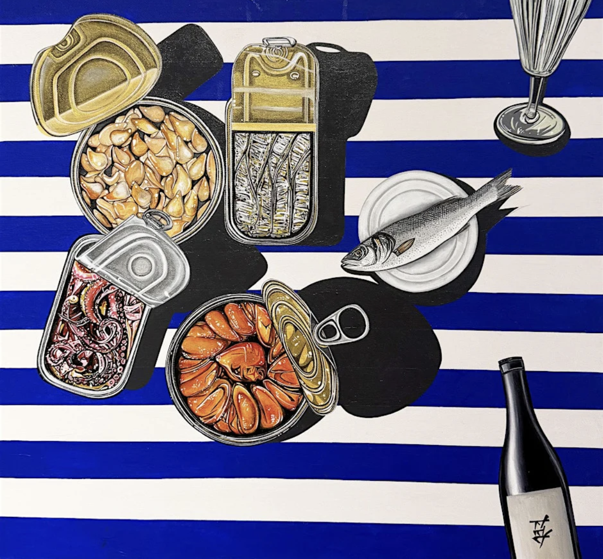 Tinned Fish Linocut Workshop at the CoCo Shop