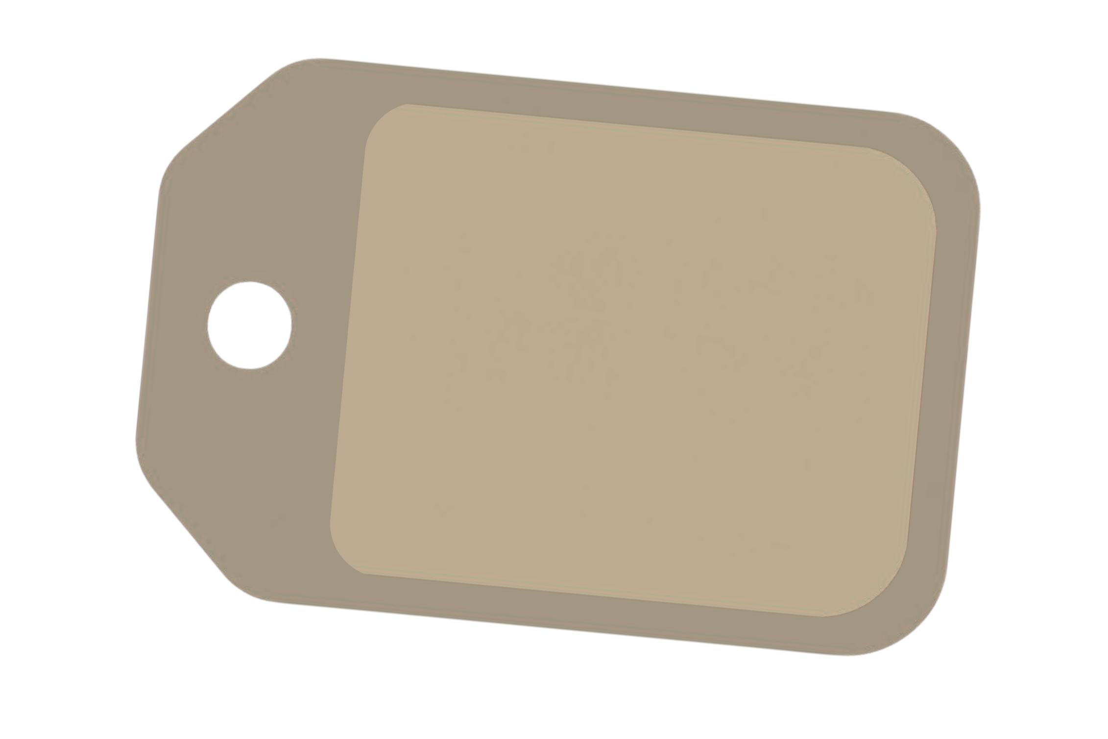 Close-up of a beige appliance with a yellow button on the side.