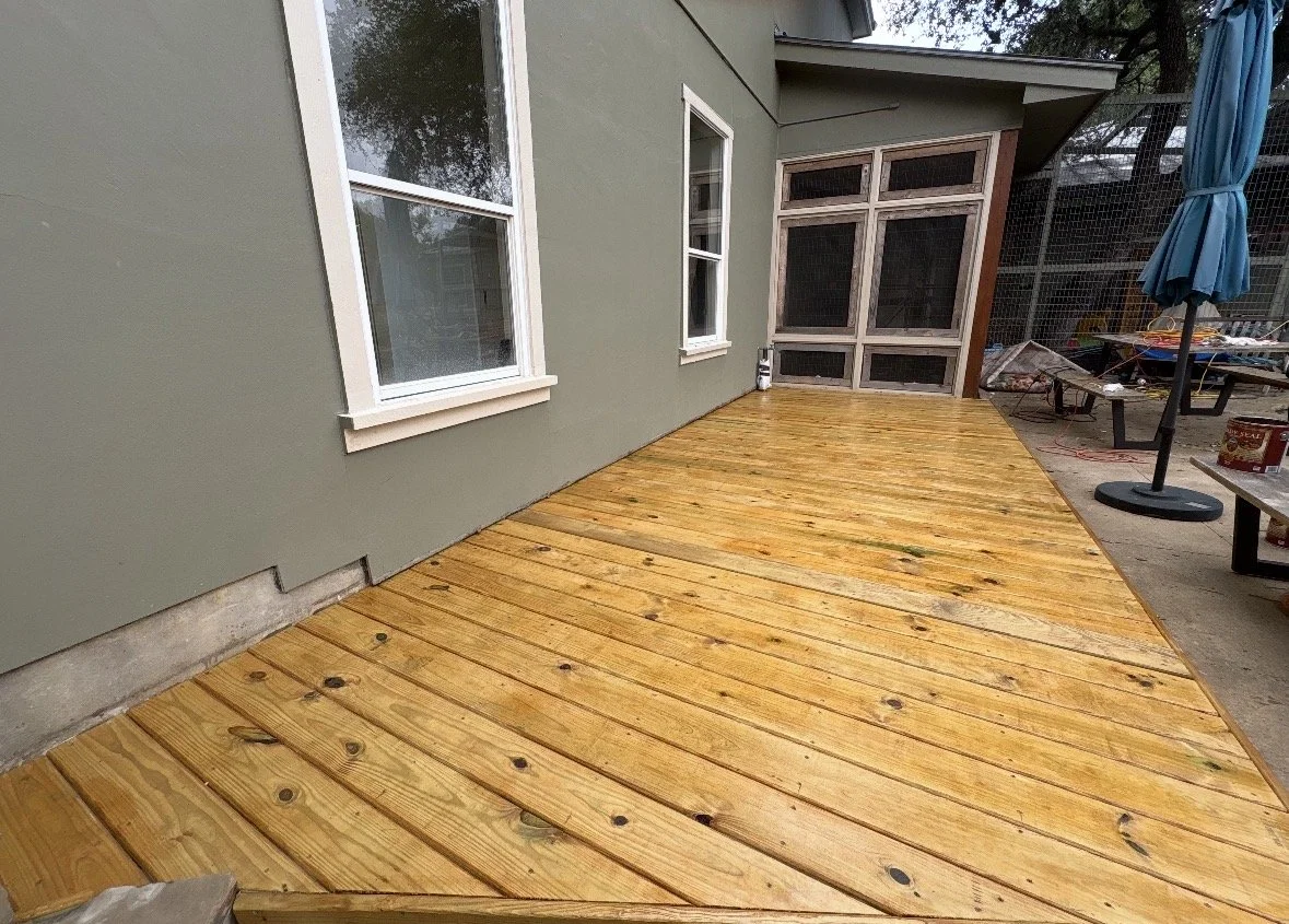 Deck Staining/Building